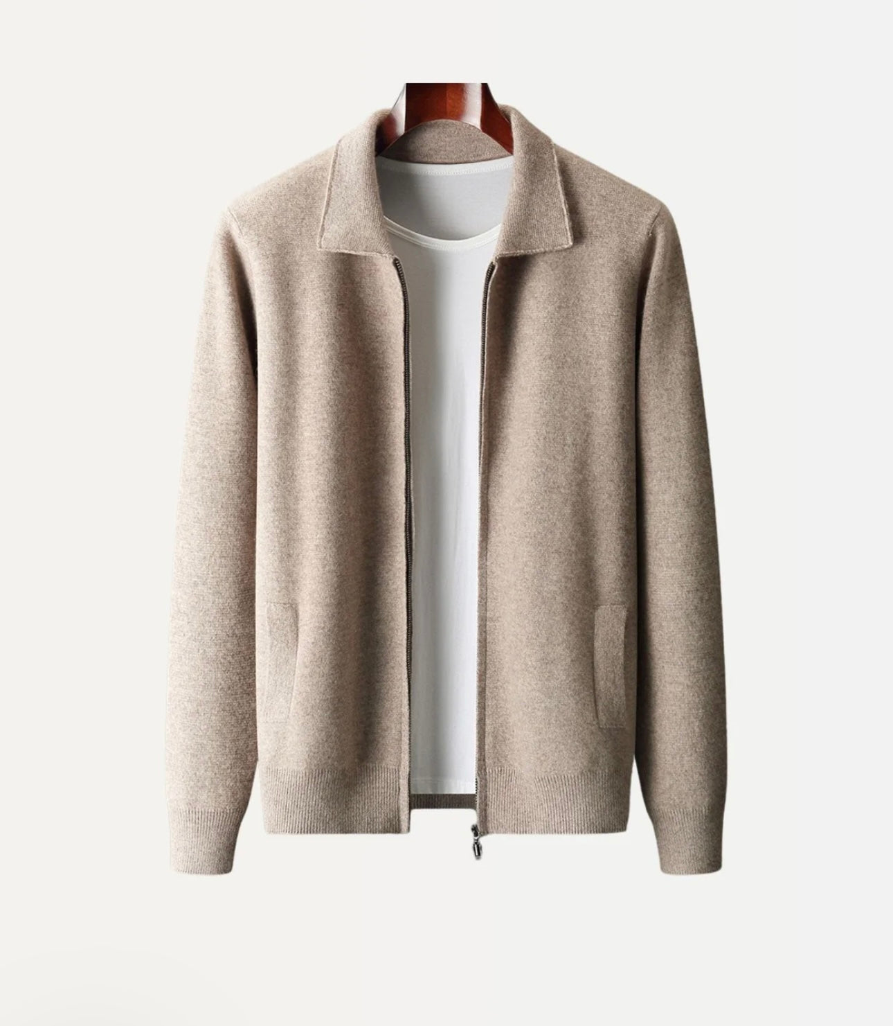 CASHMERE KNIT CARDIGAN