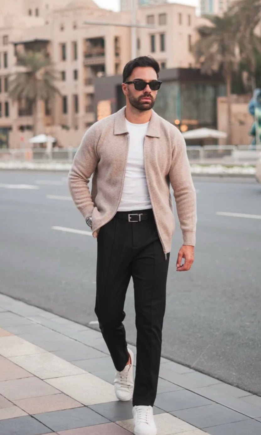 CASHMERE KNIT CARDIGAN